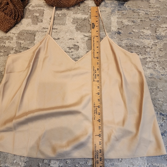 NWT Vince Brown Starry Dot Tie Neck Blouse with camisole. Size XXL. - Picture 16 of 16